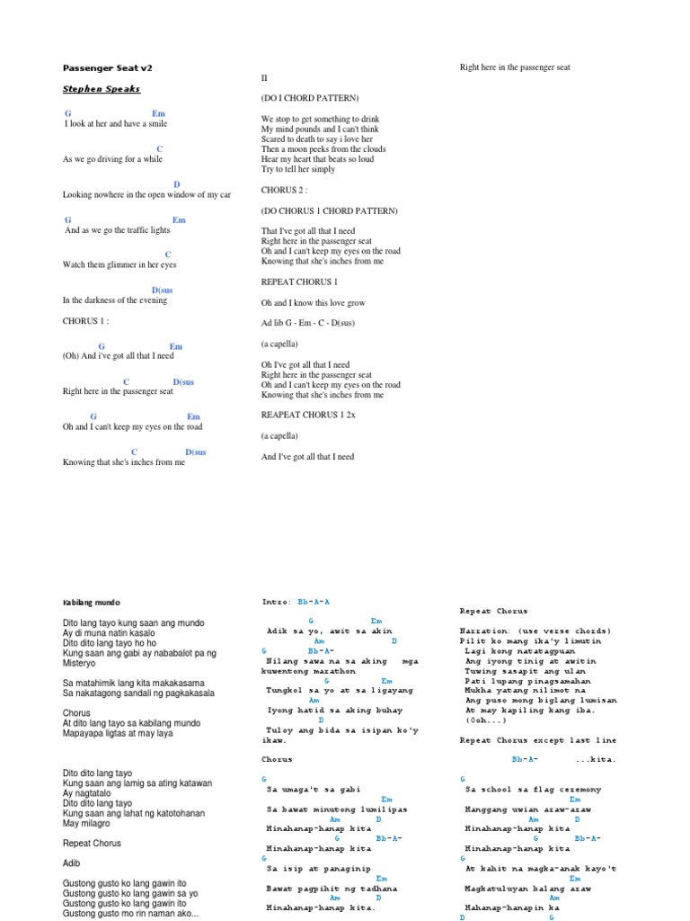 Anak Chords Piano