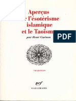 Guenon Rene - Apercus Sur l Esoterisme Islamique Et Le Taoisme