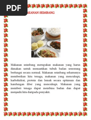 Definisi Makanan Seimbang Pdf