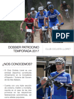 Dossier de Patrocinio Temporada 2017