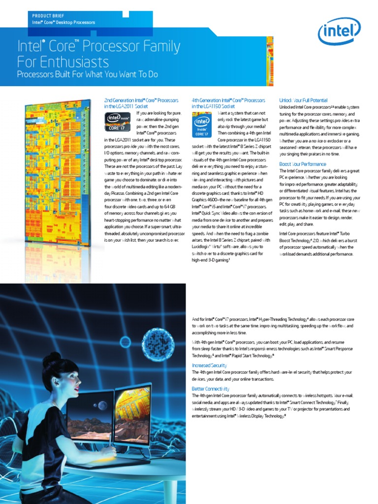 4th Gen Core Desktops Brief | PDF