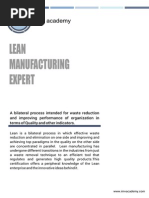 Body of Knowledge - Lean Manufacturing