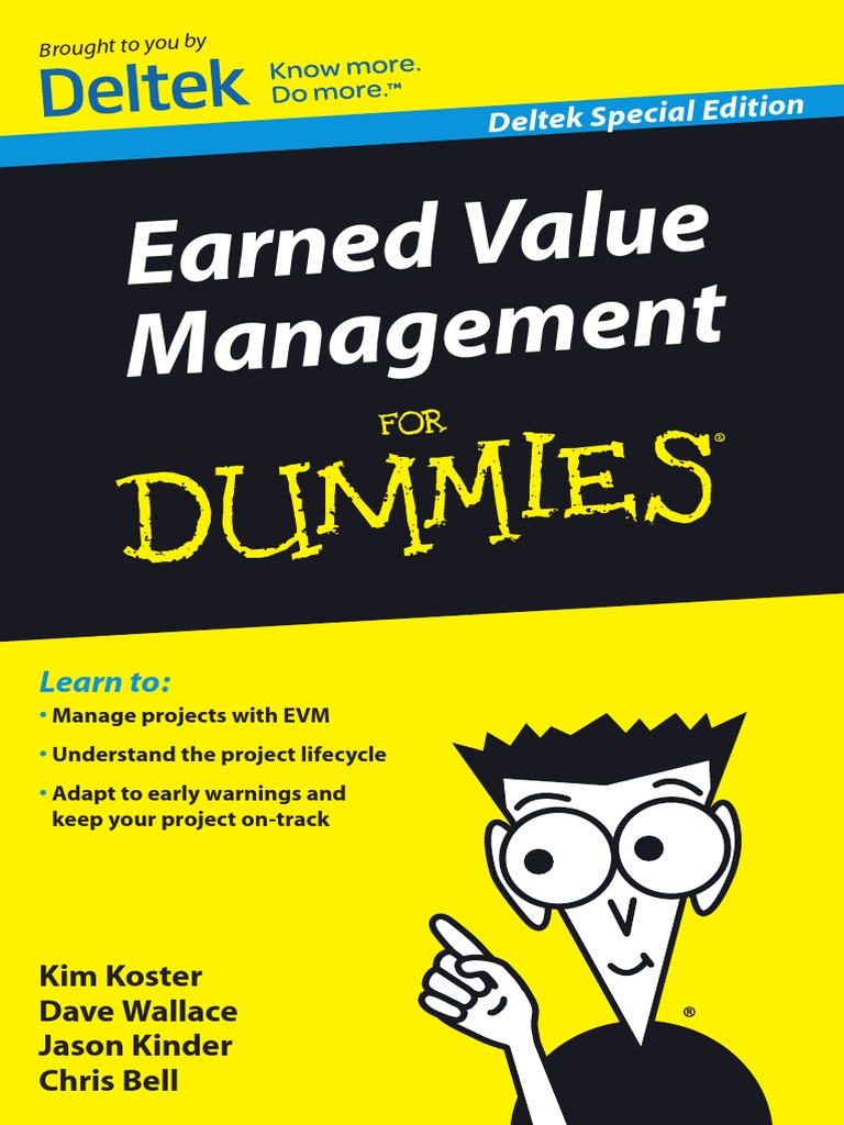 Earned Value Management for Dummies Project Management Production