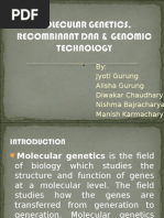 Download Molecular Genetics recombinant DNA and Genomic Technology by nashreen SN16960832 doc pdf