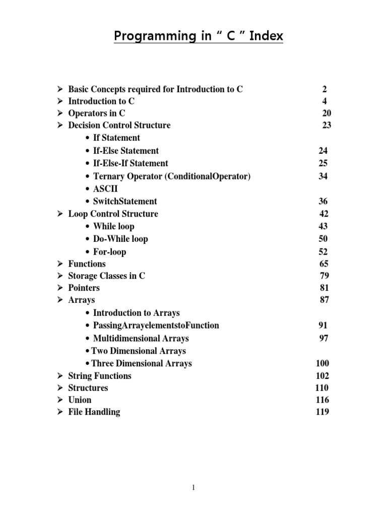 C Language Super Notes 2 | C (Programming Language) | Data Type