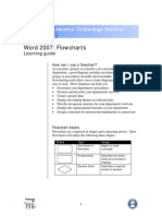 Word 2007: Flowcharts: Learning Guide