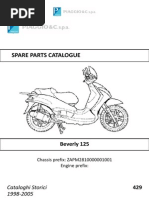 Beverly 125 Parts Manual