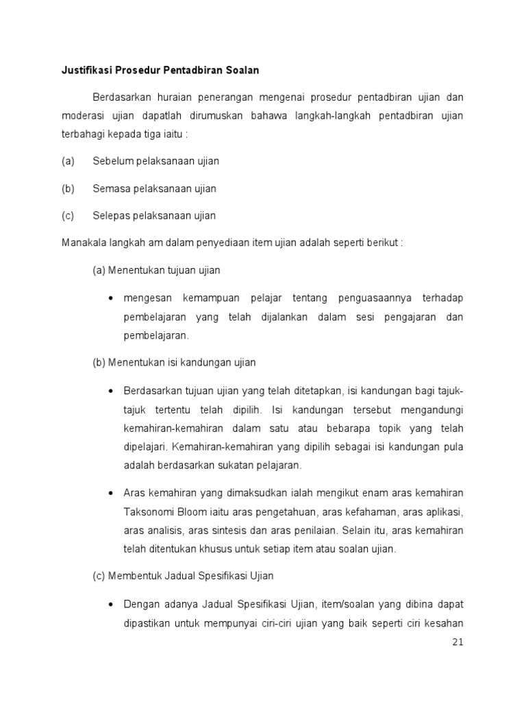 Pentadbiran Ujian Dan Peperiksaan