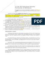 Anotok v. Barque, The Lot No. 823, Piedad Estate Ownership Controversy Part I: The December 12, 2005 Decision