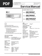 Service Manual: CD/MP3/WMA Receiver