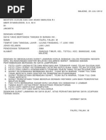 Download Contoh Surat Lamaran KEMENKUMHAM by Fajril M Top SN169627083 doc pdf