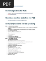 Fce Speaking Expressions