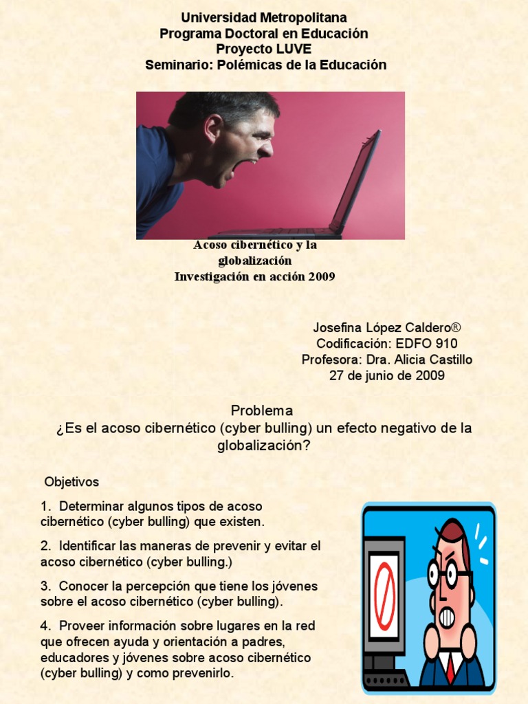 Acoso Cibernetico | PDF | Acoso cibernético | Anonimato, image size:768x1024