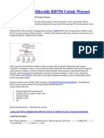 Download Cara Setting Mikrotik RB750 Untuk Warnet by Ahmad Yanwar Nabawi SN169642556 doc pdf