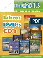 Catálogo 2013 APOSTOLES DE LA PALABRA