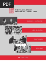 Download National Committee on United States-China Relations - Annual Report 2007 by National Committee on United States-China Relations SN16966757 doc pdf