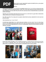 Golf Outing Speech - July 2013