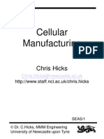 Cellular Manufacturing: Chris Hicks