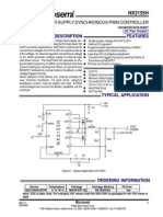 Single Power Supply Synchronous PWM Controller: Description Features