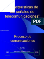 Características de Las Señales de Telecomunicaciones