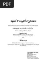 Surat Memohon Sumbangan Ikhlas - Kematian A