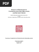 Download Survey of Programs on US-China Relations by National Committee on United States-China Relations SN16968872 doc pdf