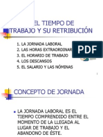 El Tiempo de Trabajo y Su Retribucion 2013