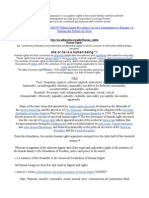 There Is No Adverse Possession Nor Occupation Rights in The Human Family Common Element