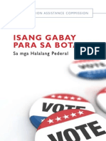 Election Assistance Commission Voter Guide Tagalog