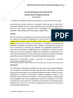 Una Teoria Dinamica de Creacion de Conocimiento Organizacional Nonaka