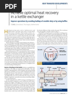 Achieve Optimal Heat Recovery in A Kettle Exchanger