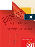 Guide CGT La Fiche de Paie