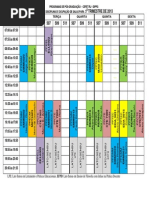 DISTRIBUIÇÃO DE DOCENTES E DISCIPLINAS POR SALA PARA TRIMESTRE DE 2013-3
