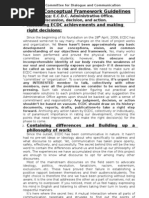 Conceptual Framework Guidelines
