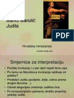 Marko Marulić, Judita