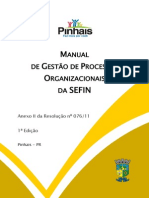 1.1 gestão de processos organizacionais na admnistração publica caso sefin ok