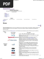 Comprehensive List of Search Engines - The Search Engine List
