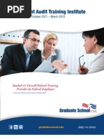 Download Government Audit Training Institute GATI Brochure October 2011 - March 2012 by Graduate School USA SN16974044 doc pdf