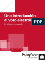 Una introducción al voto electrónico 