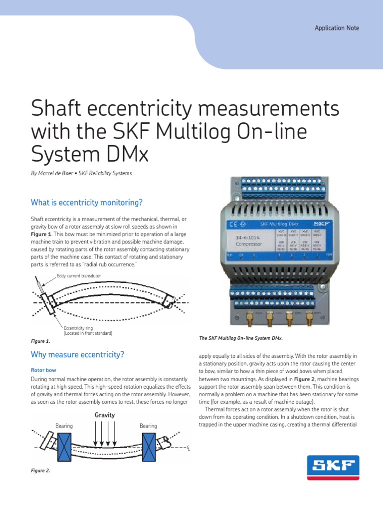 Shaft Eccentricity Measurements DMX PDF Turbine Signal