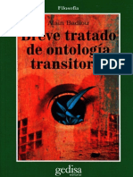 Alain Badiou - Breve Tratado de Ontologia Transitoria