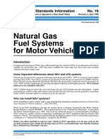 Natural Gas Feul System For Venhicle