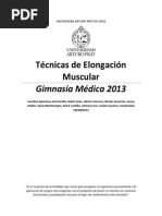 Tecnicas de Elongacion Muscular. g,m (Terminado)