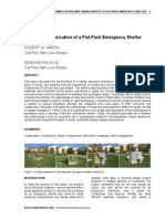 Robert Arens VERSIONING - Design and Fabrication of A Flat Pack Emergency Shelter