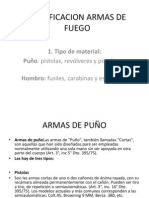 Clasificacion Armas de Fuego