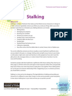 Stalking - Help for Teenage Victims of Crime