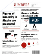 Red Numbers: Figures of Insecurity in Mexico Are Presented