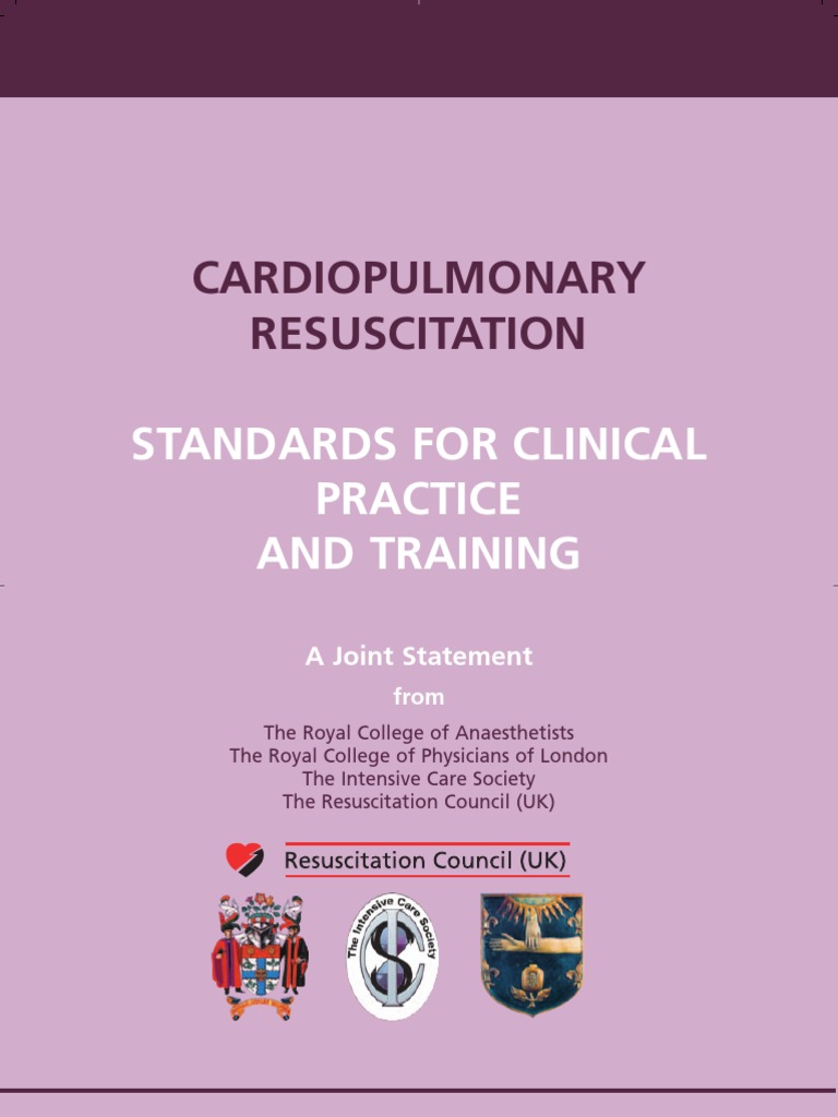 CPR Standards For Clinical Practice and Training PDF Cardiopulmonary Resuscitation
