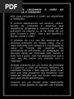 POR QUE CRUZAMOS O CHÃO AO ADENTRAR O TERREIRO