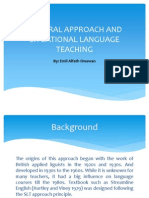 The Oral Approach and Situational Language Teaching